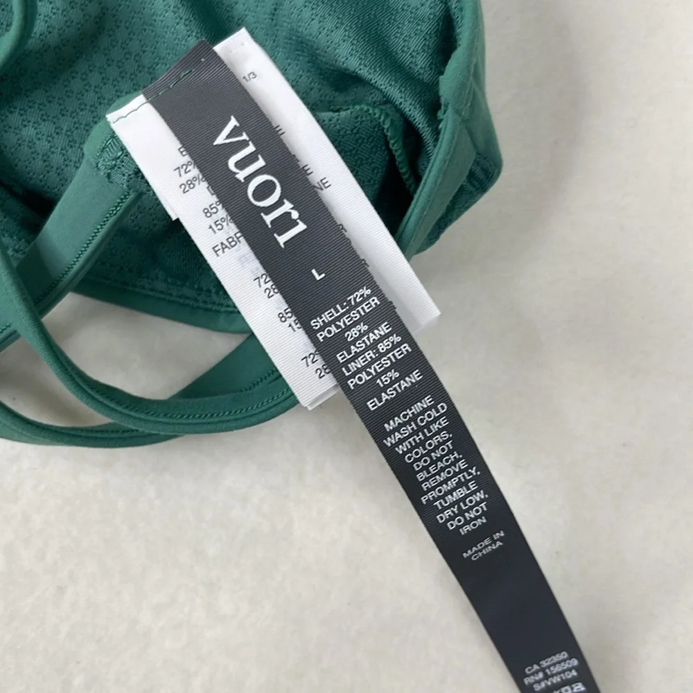 Vuori Yosemite Bra Cactus Size Large NWT - Picture 4 of 7